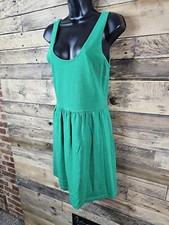 J. Crew Dress Green Sleeveless Small Chest 30" Waist 28" Hips 44" Length 36"