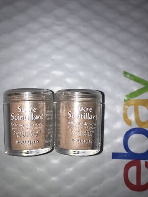 2 Jar Lot BOURJOIS Sucre Scintillating SWEET PEARLY VEIL sealed under lid