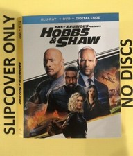 Hobbs Shaw 2019 - Blu-ray Slipcover ONLY - NO DISCS