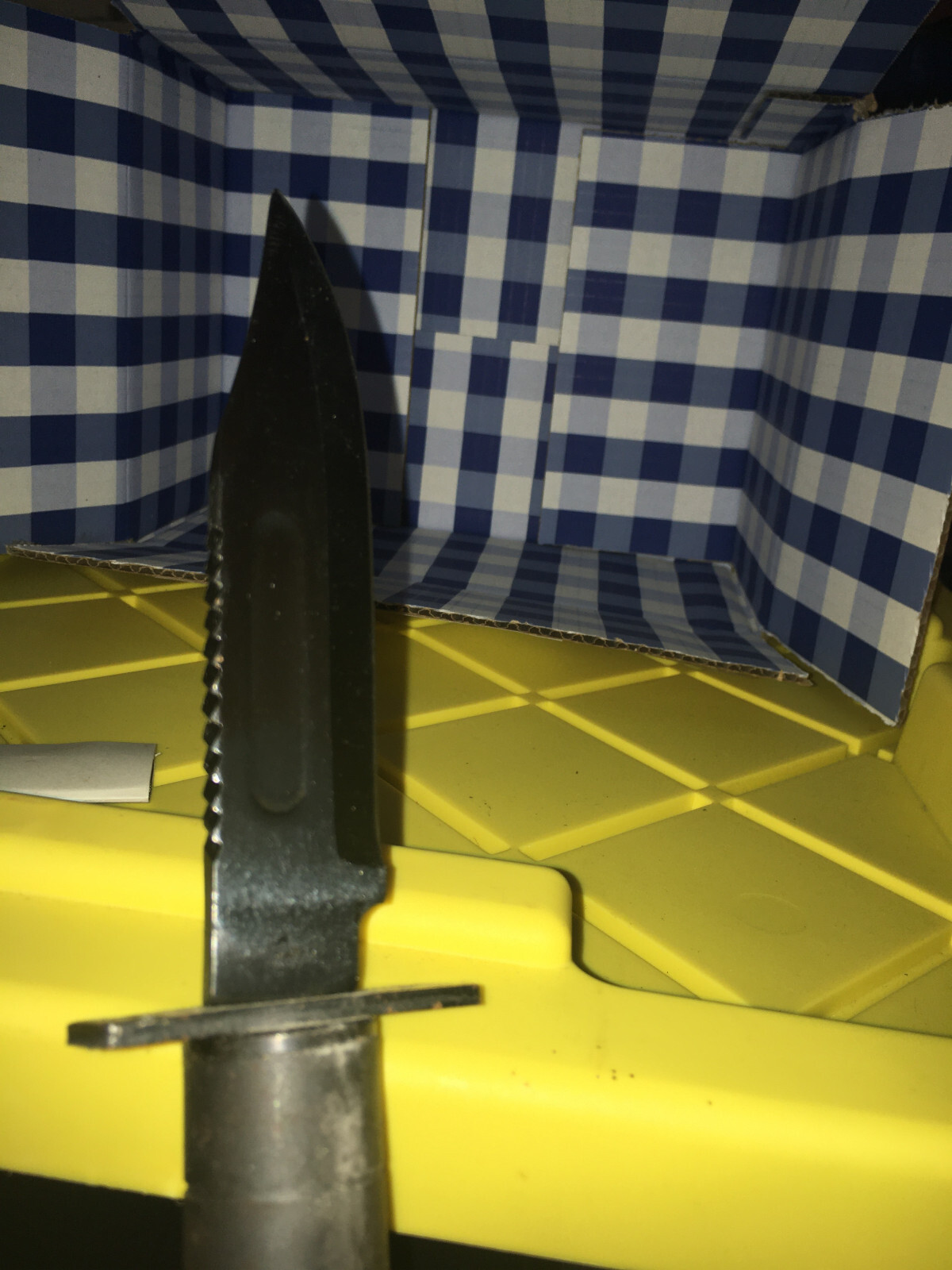 New Old Stock Product Valor Survival Knife Carbon Steel Parkerized