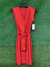 Nine West, Dolman Sleeve, Wrap Dress, Women’s Size PS, Red