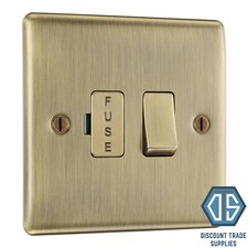 BG Nexus Metal Antique Brass Switches & Sockets Black Inserts Full Range 
