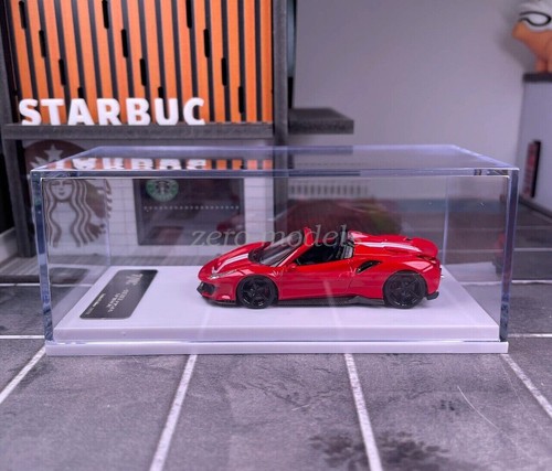 TPC 1:64 Scale Red 488 Pista Convertible Racing Sports Model Diecast Metal Car - Picture 5 of 8