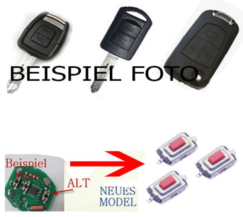 Für Opel ~ Schlüssel Funkschlüssel Fernbedienung Taster Mikroschalter Schalter