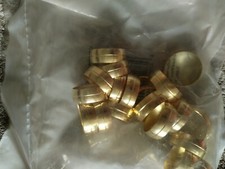 Quality 3/4" Imperial Brass Compression Olives 20pck 