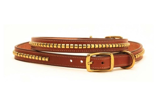 Tory Leder Clincher Hundehalsband - schwarz, Eichenrinde, Havanna, Größe 12-26 - Bild 3 von 5