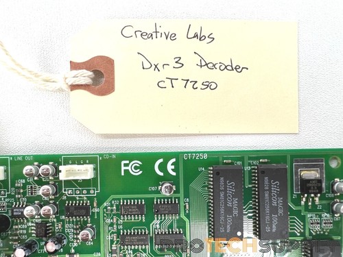 Creative Labs Dxr3 CT7250 Decoder PCI Card with WARRANTY - Afbeelding 2 van 5