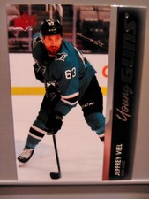 Jeffrey Viel Rookie Card Young Guns 2021-22 Upper Deck San Jose Sharks #233