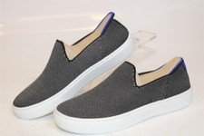 Rothy's Youth Size 1 32 The Kids Sneakers Steel Gray Textile Girls Slip On Shoes