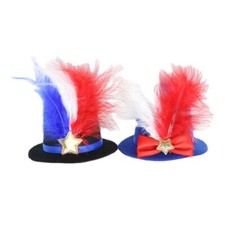 Holiday Julycostume Top Hat Bow Hairpin Hair Clip Hairpin Fascinator