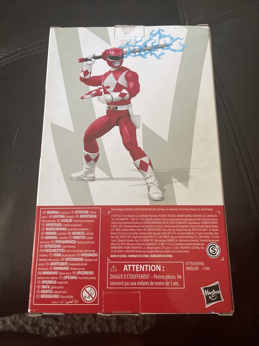 Hasbro Actionfigur POWER RANGERS LIGHTNING COLLECTION DINO CHARGE RED Ranger Actionfigur S0i9k09s