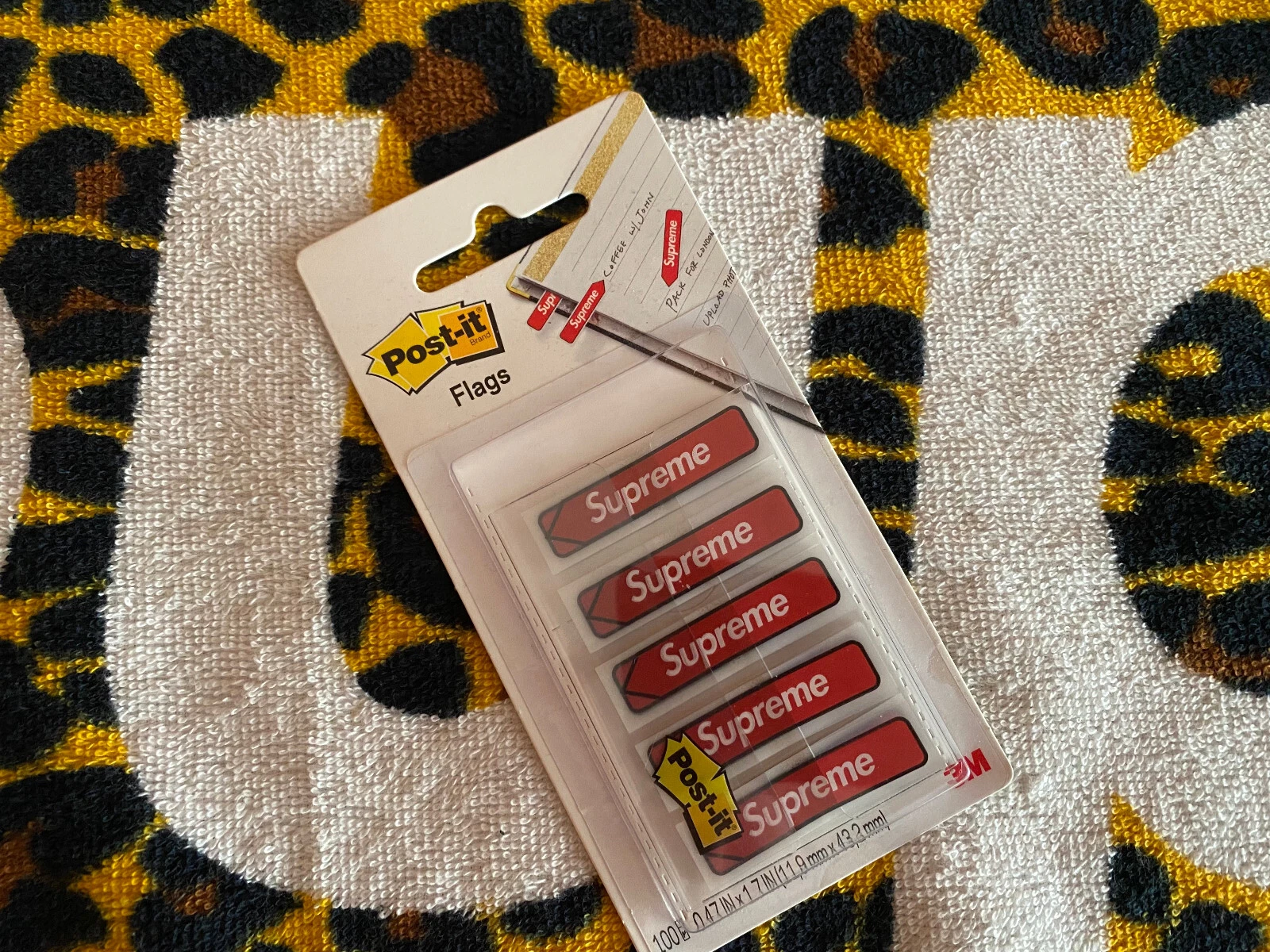 Drapeaux post it supreme [100 par paquet]