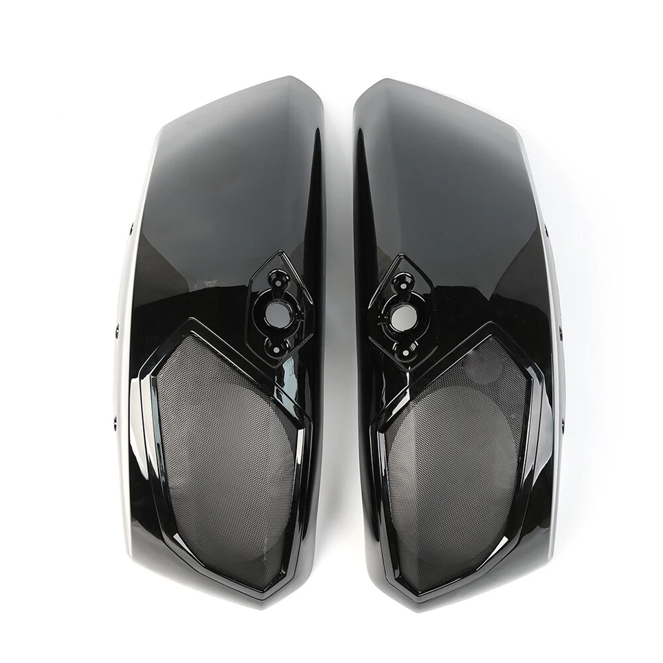 Tapas de altavoz de audio alforja 6x9 con parrillas para Victory Cross Country Road 2010- Foto 4 de 4