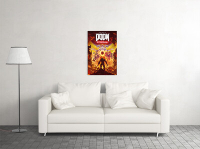 The Art Of Doom Eternal Video Game Art Wall Indoor Room Poster