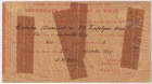 Vintage 1899 Certificate Of Registry Of Birth West Brighton UK 3 1/2" x 6 1/2"