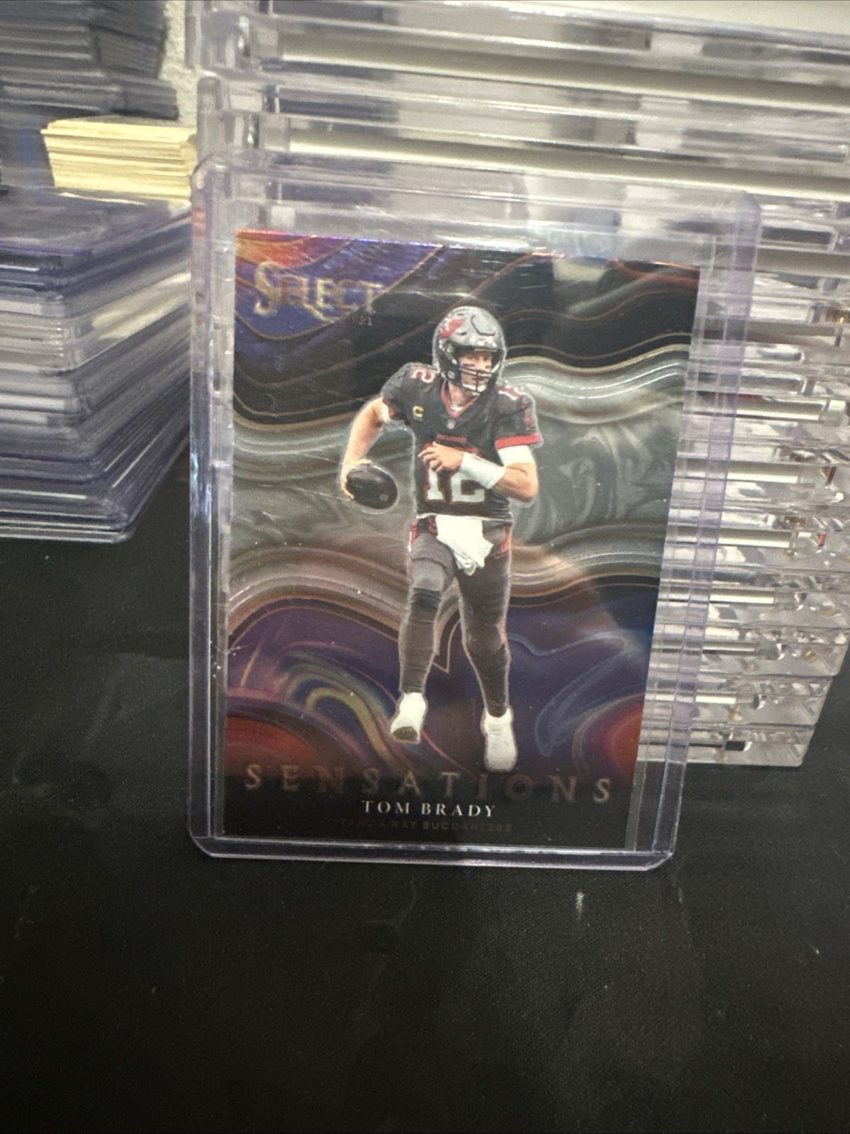 2021 Panini Select - Sensations Tom Brady #SEN-5 Silver Prizm