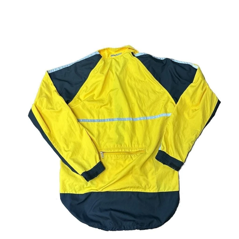 Vintage 90s The North Face Versa Tech Velo yellow windbreaker made In USA M - Image 3 of 4