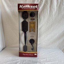NEW Kwikset Smartkey Arlington Handleset W/ Lido Lever Venetian Bronze 98001-123