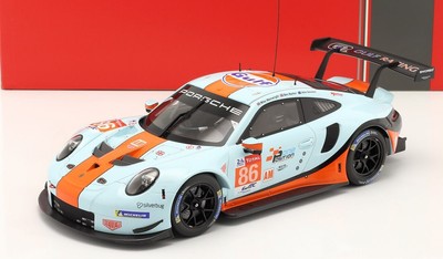 PORSCHE 911 (991) RSR LE MANS 2018 #86 in 1:18 scale by IXO by IXO