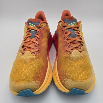 Hoka One Mach 6 Shoes Men Size 13 D Orange Lightweight Running