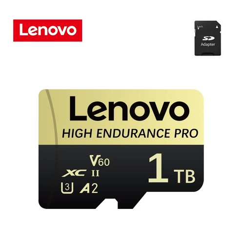 Carte Mémoire Lenovo Haute Vitesse 1To 2To Carte Micro Sd Classe 10 Xc Tf Carte Adaptateur - Photo 5 sur 17