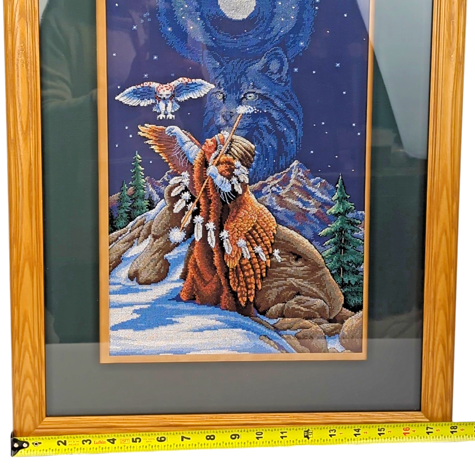 Native American Helper Native American Completed X-Stitch