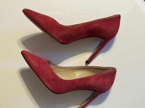 Sandro Women’s Coral Suede Pointed Toe Stiletto Slip On Pumps US 7