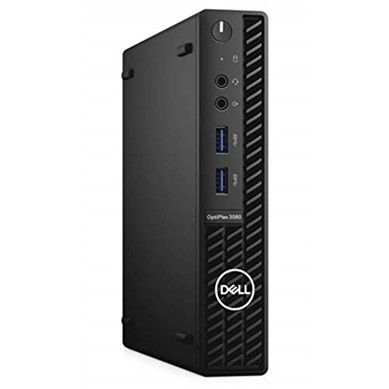 Dell Optiplex 3080 USFF Desktop with Intel Quad Core i3-10100T / 16GB RAM / 256GB SSD / Windows 11 Professional - Refurbished