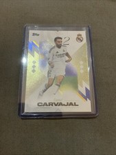 Los Blancos Real Madrid Daniel Carvajal Box Hit 2025 Gold Foil Card