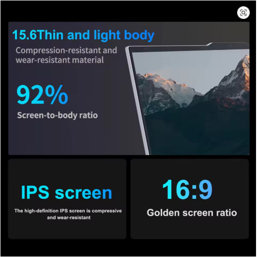 Ordinateur portable 15.6 Intel Core i3 Windows 11 Pro 16Go RAM PC pas cher SSD - 2