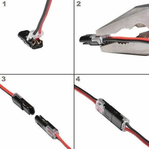 20-100Stk Steckverbindung 2 Polig Auto Wasserdicht KFZ Kabel Steckverbinder - Bild 8 von 18