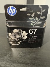 HP 67 XL OEM Genuine Black Ink Cartridge Exp 06/2027 Sealed