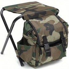 Camouflage Outdoor Backpack - Adjustable Straps, Multiple