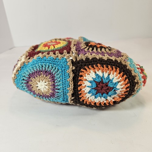 Women’s Urban Outfitters Quilt Crochet Handbag Purse 100% Cotton - Picture 5 of 9