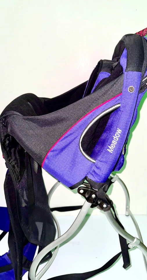 Mochila portabebés Kelty Kids Meadow azul de pie ¡USADA EN EXCELENTE ESTADO! ajustable Foto 2 de 4