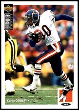 Curtis Conway 1994 Collector's Choice #127 Bears NFL READ FREE SHIP AutographDen