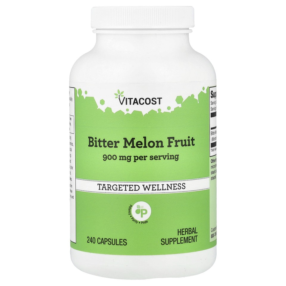 Bitter Melon Fruit, 240 Capsules (450 mg per Capsule)