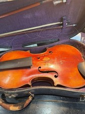 Friedrich August Glass Violin - mid to late 1800's Vintage