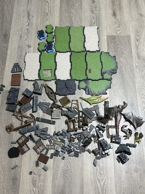Mega Bloks Dragons Lot Land Castle Parts Island Bases Dragon Parts