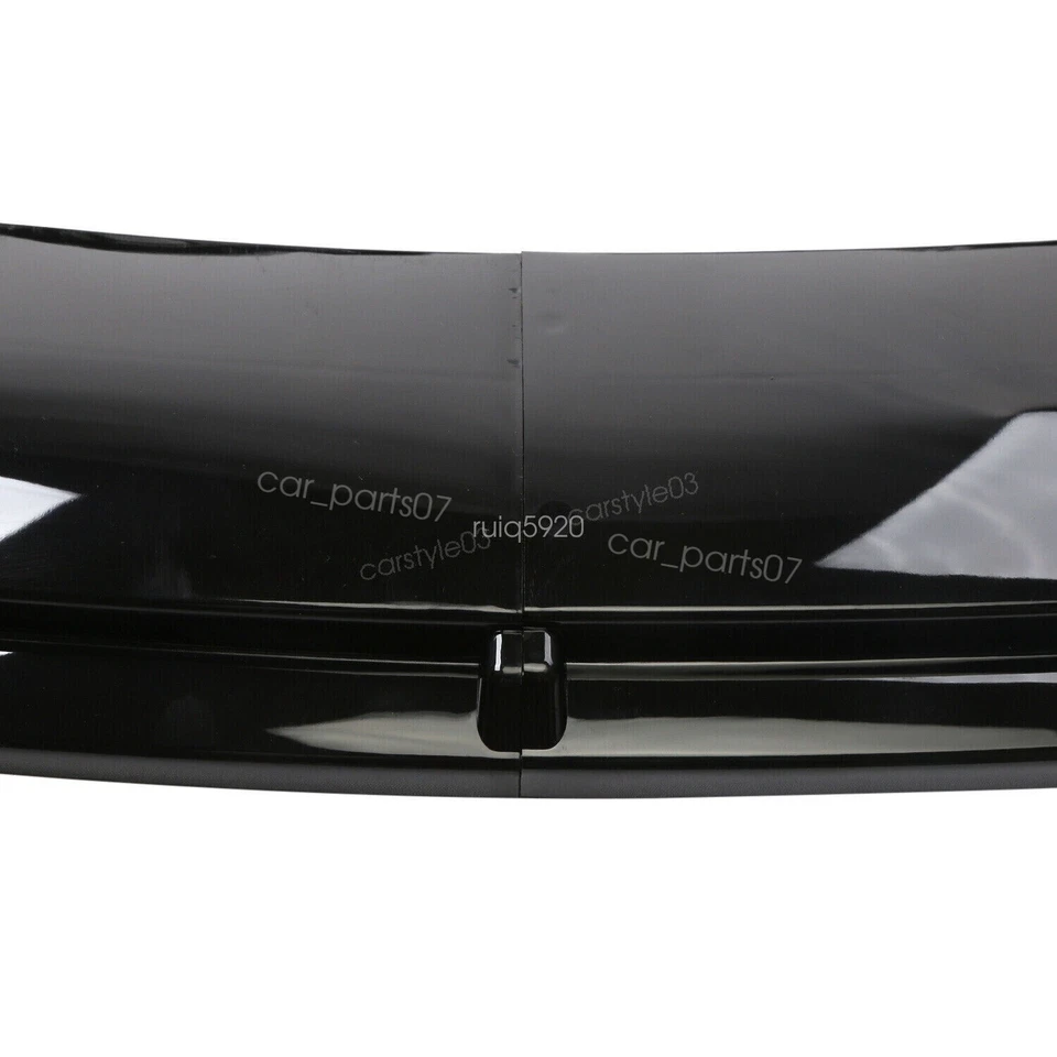 Gloss Black Front Bumper Spoiler Lip Splitter Body For Volkswagen Tiguan 09-11 Foto 4 de 4