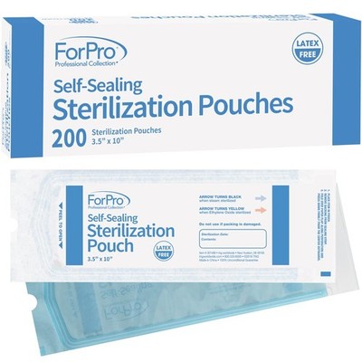 SelfSealing Sterilization Pouches, LatexFree, Color Changing Indicator, 3.5'' ...