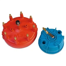 MSD Distributor Cap and Rotor Kit 8119; Pro Mag 44 HEI / Male Red