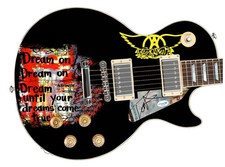 Aerosmith Tom Hamilton Autographed "Dream On" Custom 1/1 Graphics Guitar