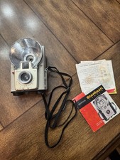 Kodak Brownie StarFlash Camera White W/ Strap.