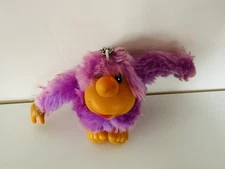 Purple Monster Plush & Plastic 2” Backpack Clip or Key Holder