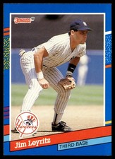 1991 Donruss Jim Leyritz New York Yankees #219