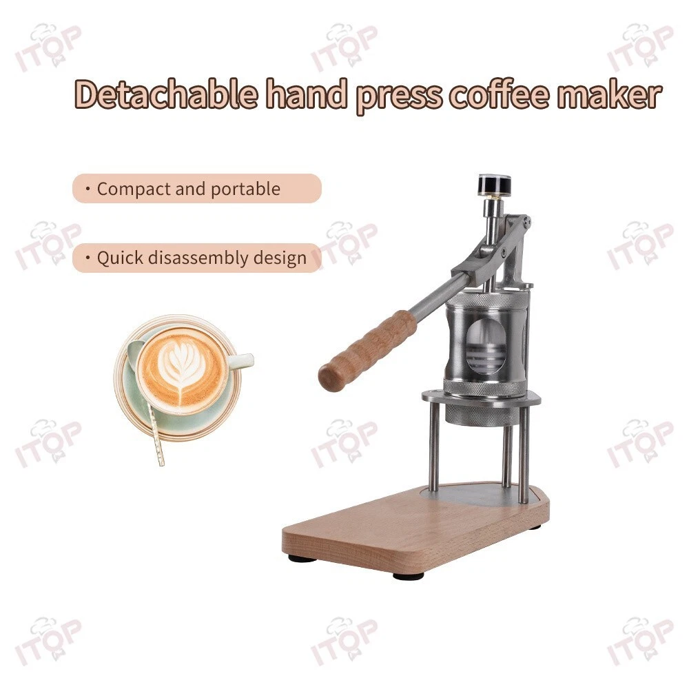 58mm Hand Press Coffee Machine Micro Manual Espresso Maker Portable Camping