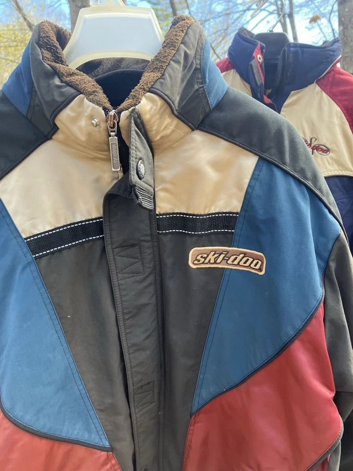 Chaquetas de moto de nieve vintage Ski-Doo Bombardier Grand Touring para hombre talla grande Foto 4 de 4