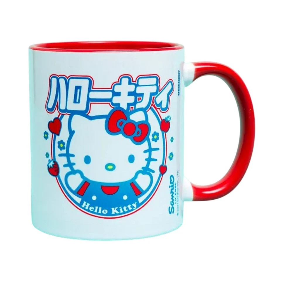 Hello Kitty Taza Diseño Logo Japonés Sanrio (TT517) - Imagen 2 de 3