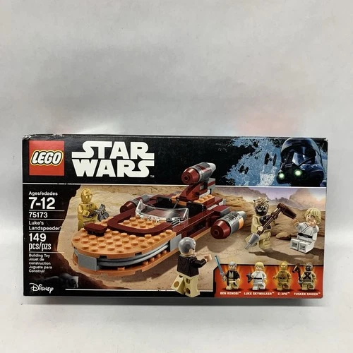 🔥✅ Lego Disney Star Wars Luke's Landspeeder Set New Retired 75173 🆕 DMG Box